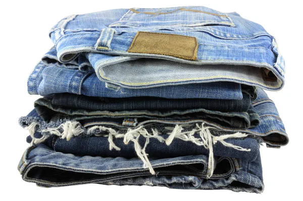 Синие джинсы  — стоковое фото